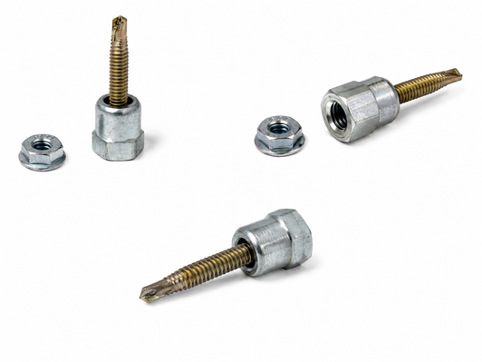 3/8" VERT STEEL SWIVEL HEAD SAMMY GALV