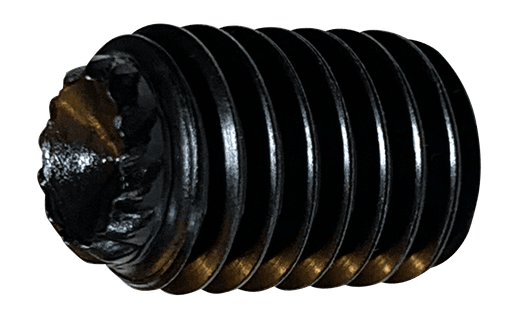 M8 x 25mm Socket Set Screw, Knurled Cup Point, Alloy Steel, Plain (Box of 10)
