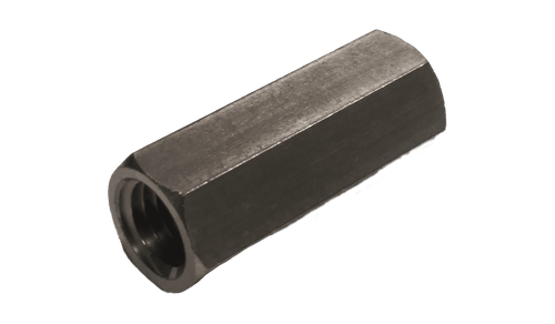 10-24 x 3/4-5/16 Hex Rod Coupling Nut (5/16" Across Flats), 18-8 Stainless Steel (Box of 175)