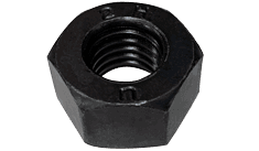 7/8"-9 Heavy Hex Structural Nut, A194 2H, Steel, Plain, Domestic (Box of 75)