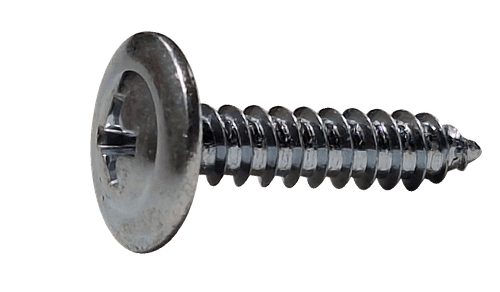 #8-18 x 3/4" Phillips Modified Truss Head Sheet Metal Screw, Type AB, Steel, Zinc Plated (Box of 8,000)