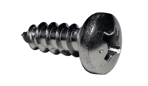 1/4"-14 x 3/4" Phillips Pan Head Sheet Metal Screw, Type AB, 316 Stainless Steel (Box of 1,000)