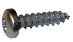 #8-18 x 3/8" Torx Pan Head Sheet Metal Screw, Type AB, Steel, Zinc Plated (Box of 10,000)