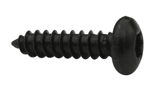#4-24 x 1/4" Torx Pan Head Sheet Metal Screw, Type AB, Steel, Black Oxide Coated (Box of 10,000)