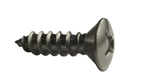 #8-15 x 2" Phillips Oval Head Sheet Metal Screw, Type A, 18-8 Stainless Steel (Box of 2,000)