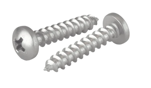 #8-15 x 1" Phillips Pan Head Sheet Metal Screw, Type A, 410 Stainless Steel (Box of 4,000)