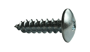 #6-18 x 1" Phillips Truss Head Sheet Metal Screw, Type A, Steel, Zinc Plated (Box of 9,000)