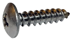 #8-15 x 1" Phillips Truss Head Sheet Metal Screw, Type A, 18-8 Stainless Steel (Box of 4,000)