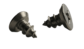 #10-12 x 1/2" Phillips Flat Undercut Head Sheet Metal Screw, Type A, 18-8 Stainless Steel (Box of 3,000)