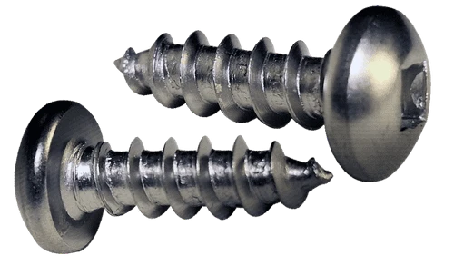#8-15 x 5/8" Square Pan Head Sheet Metal Screw, Type A, 410 Stainless Steel (Box of 4,000)