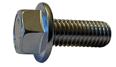1/4"-20 x 3/8" Non-Serrated Flange Bolt, 18-8 Stainless Steel (Box of 1,000)