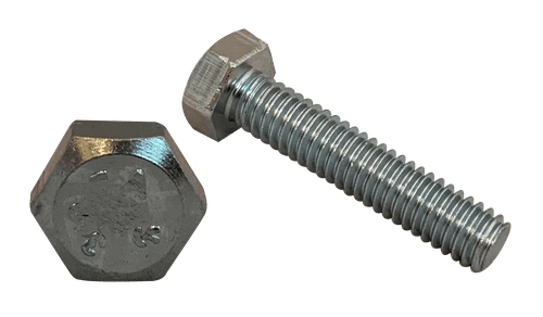 1/4"-20 x 3" Hex Tap Bolt A307 A, Zinc - FT (Box of 500)