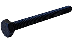 1"-8 x 7" Hex Tap Bolt Grade 8, Plain - FT (Box of 20)