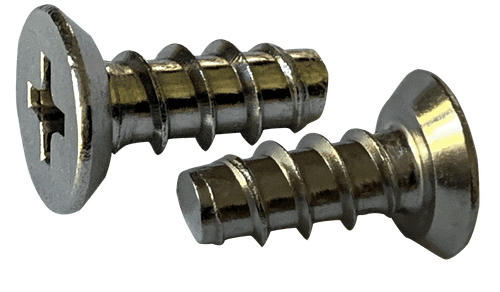#8-18 x 1/2" Phillips Flat Undercut Head Sheet Metal Screw, Type B, 410 Stainless Steel (Box of 5,000)