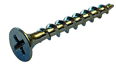 #10 x 4" Drywall Screw, Coarse Thread, Steel, Zinc Plated, Phillips Drive (Box of 500)