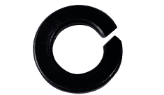 M6 Split Lock Washer Din 127 B, Steel, Black Oxide (Box of 7,000)