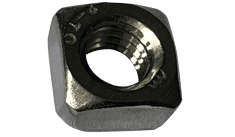 M6-1.0 Square Nut, DIN 557, A2 18-8 Stainless Steel (Box of 3,000)