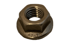 M4-0.7 Non-Serrated Flange Nut DIN 6923, 18-8 Stainless Steel (Box of 3,000)