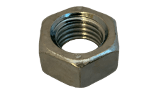 M5-0.8 Hex Nut, DIN 934, Class 8, Steel, Zinc Clear (Box of 9,000)