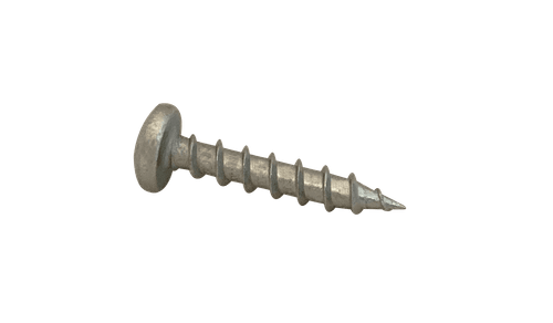 #7-12 x 3/4" Phillips Pan Head Deep Thread Cabinet Screw, Steel, Zinc Clear - FT (Box of 8,000)