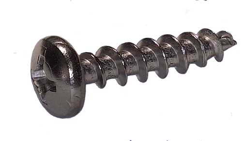 #10-9 x 3/4" Phillips Pan Head Deep Thread Cabinet Screw, 18-8 Stainless Steel - FT (Box of 2,000)