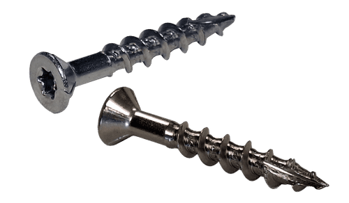 #8 x 3" 18-8 Stainless Steel Deck Screw, Bugle Head, Star (Torx) Drive, Type 17 Point (Box of 1,000)