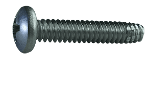 #10-24 x 1-1/2" Pan Head Phillips Thread Cutting Screw Type F, 18-8 SS (Box of 2,000)