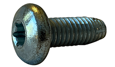 1/4"-20 x 1-3/4" Pan Head Torx (6-Lobe) Thread Cutting Screw Type F, Steel Zinc Clear (Box of 1,000)