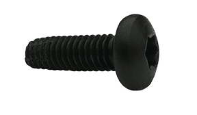 1/4"-20 x 1-1/4" Pan Head Torx (6-Lobe) Thread Cutting Screw Type F, Steel Black Oxide (Box of 2,000)