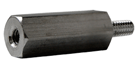 #10-32 x 5/8" 1/2" Male/Female Hex Standoff, Aluminum (Box of 100)