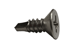 #6-20 x 3/8" Flat Head Phillips Tek Screw #2 Point, 410 SS (Box of 5,000)