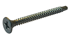 #6-20 x 2-1/2" Phillips Bugle Head Self-Drilling Drywall Tek Screw, 410 Stainless Steel (Box of 2,000)