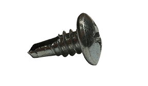 #8-18 x 2" Pan Head Phillips Tek Screw #2 Point, Steel Zinc (Box of 2,000)