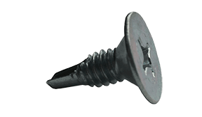 #10-24 x 1/2" Wafer head Phillips Tek Screw #3 Point, Steel Zinc (Box of 5,000)