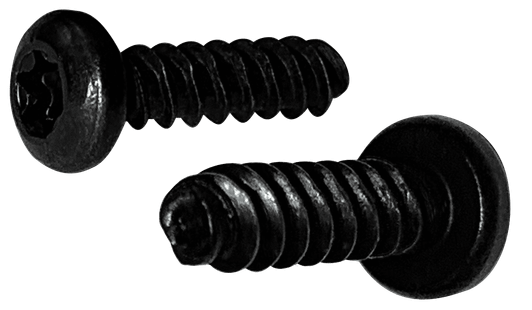 #2-28 x 5/8" Pan Head Torx (6-Lobe) Thread Rolling Screw, Steel Black Oxide & Wax (Box of 10,000)