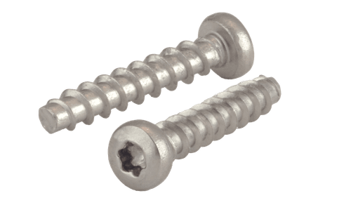 M2.5-1.4 x 6mm Pan Head Torx (6-Lobe) Thread Rolling Screw, 18-8 SS Passivated & Waxed (Box of 5,000)
