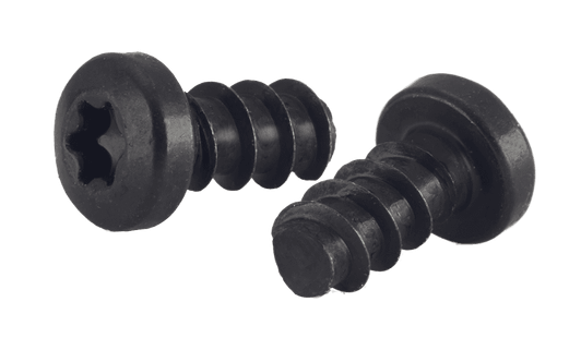 M2.5-1.4 x 10mm Pan Head Torx (6-Lobe) Thread Rolling Screw, Steel Black Oxide & Wax (Box of 10,000)