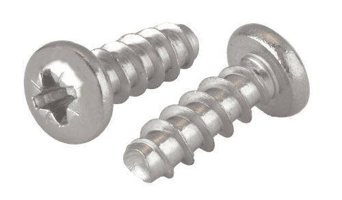 M5-2.3 x 16mm Pan Head Pozi Thread Rolling Screw, 18-8 SS Passivated & Waxed (Box of 1,500)