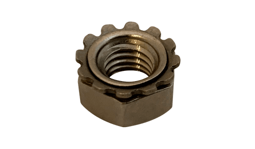 M6-1.0 K-Lock (Keps) Nut, A2 (18-8) Stainless Steel (Box of 1,000)
