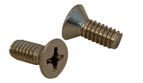 #0-80 x 5/16" Phillips Drive 82 Degree Flat Head Machine Screw, 18-8 Stainless Steel - FT (Box of 5,000)