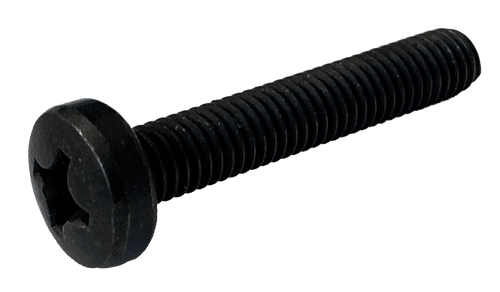 #4-40 x 1-1/8" Phillips Drive Pan Head Machine Screw, Steel, Black Oxide - FT (Box of 9,000)