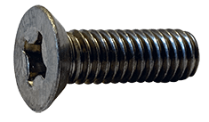 #0-80 x 1/8" Phillips Drive 82 Degree Flat Head, Undercut Machine Screw, 18-8 Stainless Steel - FT (Box of 5,000)