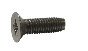 M5-0.8 x 16mm Flat Head Pozi Thread Rolling Screw Din 7500, 18-8 SS Passivated & Waxed (Box of 1,750)