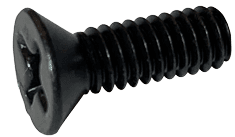 #6-32 x 3/8" 82-Deg Flat Phil M/S, SS w/ Black Oxide (Box of 3,000)