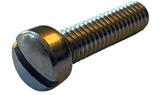 #0-80 x 7/32" Slotted Drive Fillister Head Machine Screw, 18-8 Stainless Steel - FT (Box of 5,000)