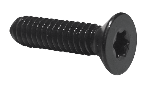 #4-40 x 3/8" Torx Drive 82 Degree Flat Head Machine Screw, 18-8 Stainless Steel, Black Oxide - FT (Box of 5,000)
