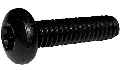 #2-56 x 3/8" Torx Drive Pan Head Machine Screw, 18-8 Stainless Steel, Black Oxide - FT (Box of 5,000)