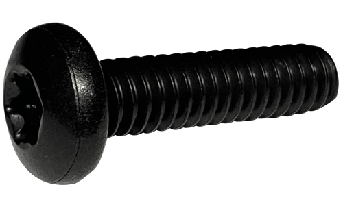 #4-40 x 1/4" Torx Drive Pan Head Machine Screw, Steel, Zinc Black - FT (Box of 10,000)