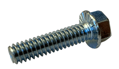 1/4"-20 x 1" Serrated Flange Bolt, 18-8 Stainless Steel (Box of 1,000)