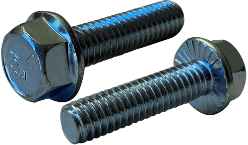 5/16"-18 x 2-1/2" Serrated Flange Bolt, Grade 5, Zinc Clear (Box of 300)